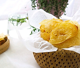 #甜粽VS咸粽，你是哪一党？#非油炸的孜然薯片（烤箱版）的做法