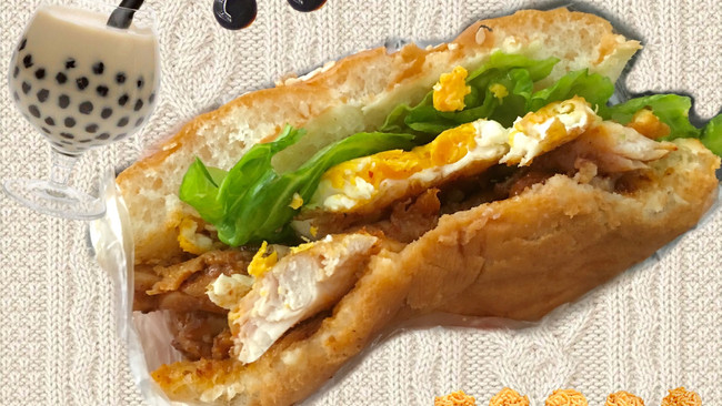 #换着花样吃早餐#媲美麦当劳的自制奥尔良鸡腿蛋堡的做法