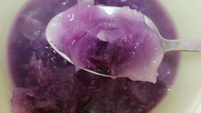 紫薯银耳羹