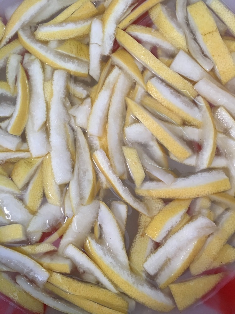 柚皮糖清热润喉零食的做法图解1