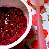 有果肉的冰棒——火龙果蔓越莓牛奶冰棒的做法图解3