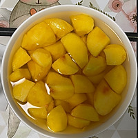 自制黄蟠桃罐头的做法图解2