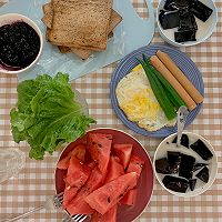 #营养小食光#备受学生族追捧的小清新三文治 一个月口味不重样的做法图解1