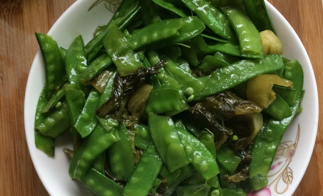 扁豆炒酸菜