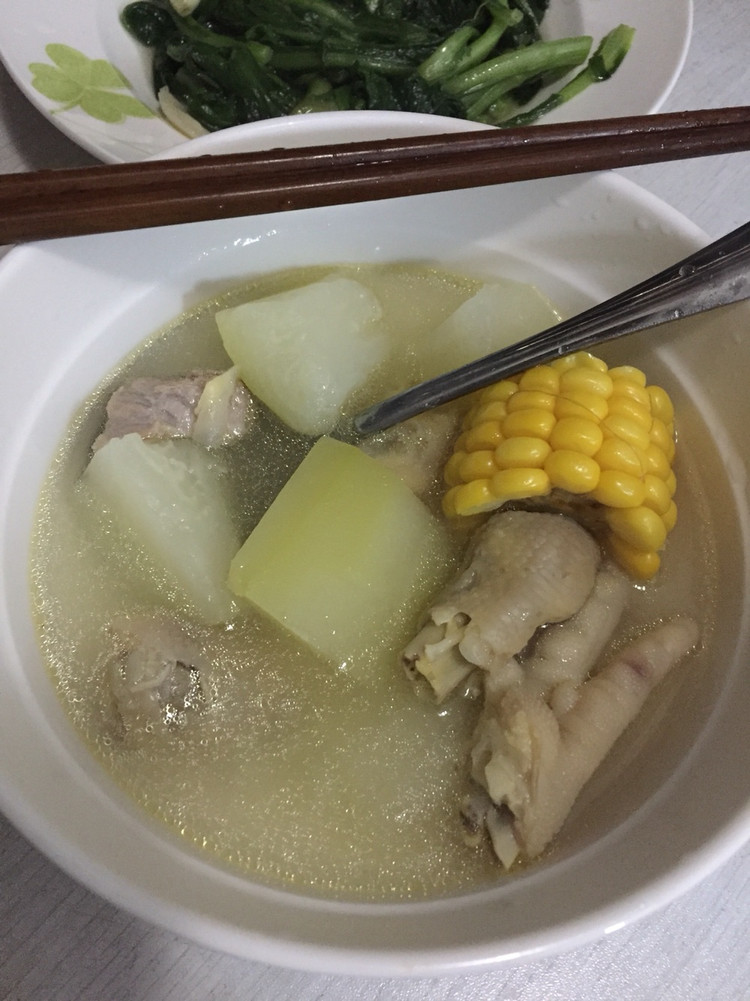 木瓜炖鸡脚的做法