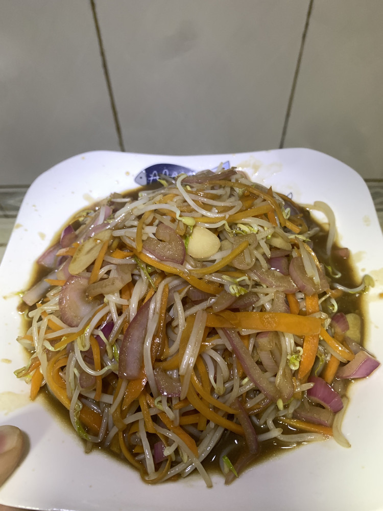 酸爽可口100分的爽脆炒三丝的做法