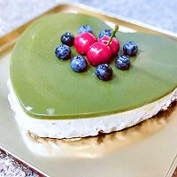 蓝莓抹茶慕斯蛋糕的做法图解13