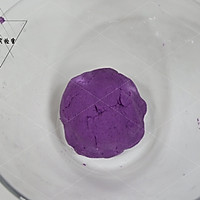 芝心紫薯糯米饼#年味十足的中式面点#的做法图解3