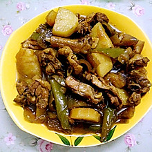 土豆青椒炒鸡块