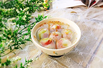 炫彩芝麻汤圆