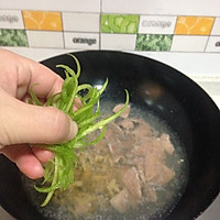 榨菜猪肝汤-乌江榨菜的做法图解8