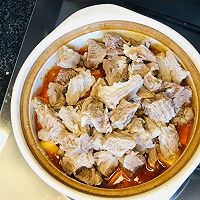 酸酸甜甜，汤汁浓郁，一口爆汁的番茄牛腩煲的做法图解13
