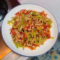 家常菜彩椒炒肉丝，简单美味下饭菜的做法图解14