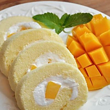 奶油芒果蛋糕卷