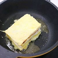 【培根爆浆西多士】｜10分钟搞定茶餐厅经典美味早餐的做法图解9