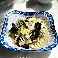 黑木耳毛笋炒肉片的做法图解12
