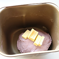 紫薯豆沙包#有颜值的实力派#的做法图解2