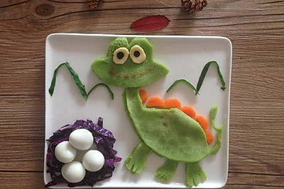 宝宝创意童趣早餐之恐龙