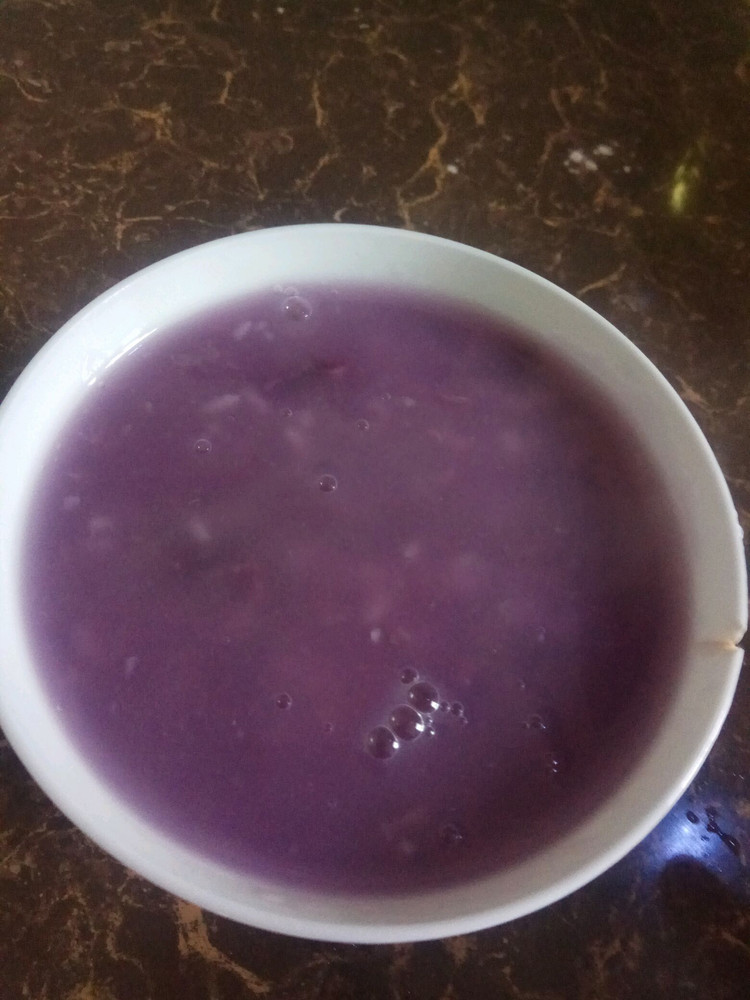 紫薯稀饭的做法