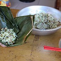 广式香菇花肉粽子（超详细，两种包法）的做法图解25