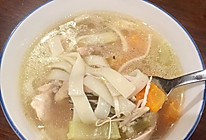 美式面条蔬菜鸡汤的做法