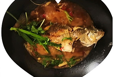 家庭版酱油水鲈鱼