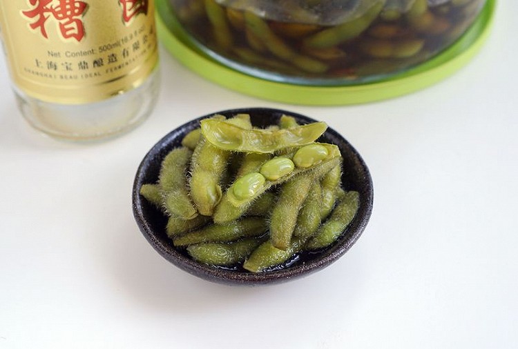 后院来的美味【糟毛豆】的做法