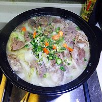 羊肉白菜粉丝煲的做法图解6