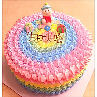 彩虹蛋糕的做法图解11