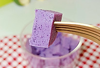 紫薯奶冻 天然果冻 适合12M+的做法