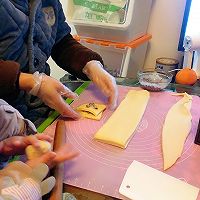 外酥里嫩的拉丝吐司，椰奶蜜豆吐司的做法图解5
