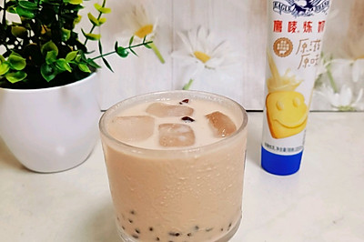 蜜豆冰奶茶