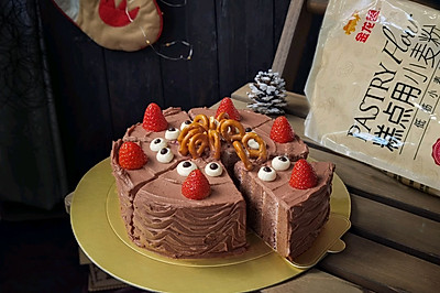 麋鹿树桩蛋糕