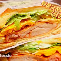 新奥尔良烤鸡三明治：跟肯de基一个味～的做法图解15