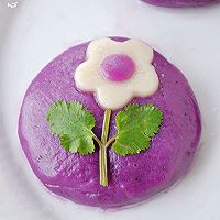 花朵紫薯饼的做法图解15