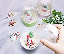 水晶球泡泡球蛋糕之圣诞版#圣诞烘趴，为爱起烘#的做法