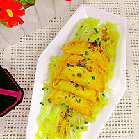 厨房小白也能轻松做出餐厅味道的酸汤蛋饺娃娃菜的做法图解9