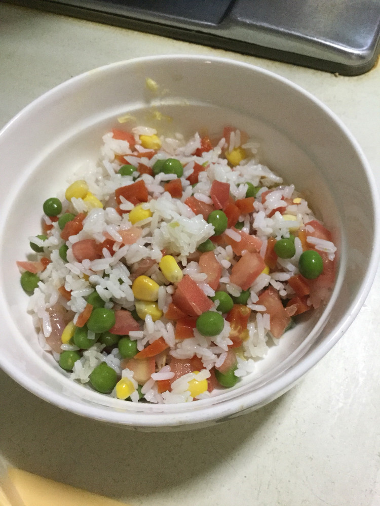 番茄炒饭的做法