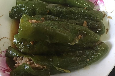 青椒包肉