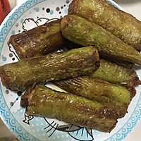 虎皮尖椒酿肉的做法图解4