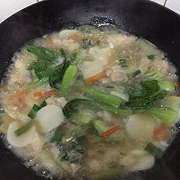 虾丸汤年糕的做法图解8