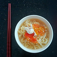 番茄蛋花面的做法图解3