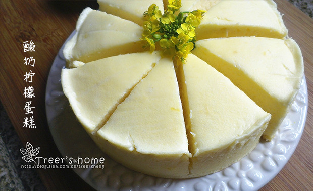 小清新酸奶柠檬蛋糕（3蛋6寸）的做法