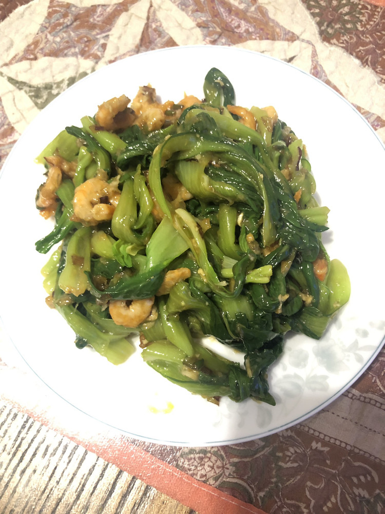 超美味家常拌油菜的做法