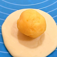 奶黄小餐包一次发酵超好吃的做法图解7