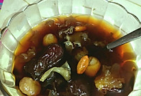 红枣桂圆银耳枸杞红糖水的做法
