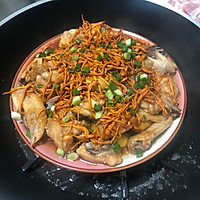 虫草花板栗香菇蒸鸡的做法图解5