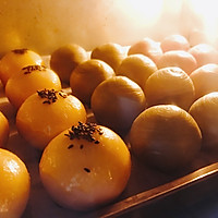 三色蛋黄酥 - 紫薯 抹茶 古早味 中秋节月饼中式糕点的做法图解45
