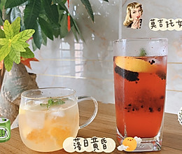 #人人能开小吃店#一看就会的调酒！莫吉托女孩和落日黄昏的做法