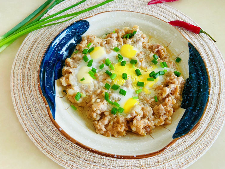 鹌鹑蛋蒸肉末的做法